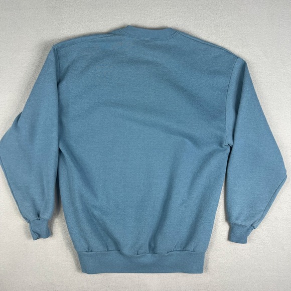 VTG Suttons Bay Michigan Vacation Sweatshirt Fits Large Flower Embroidered 1990s - Picture 2 of 8